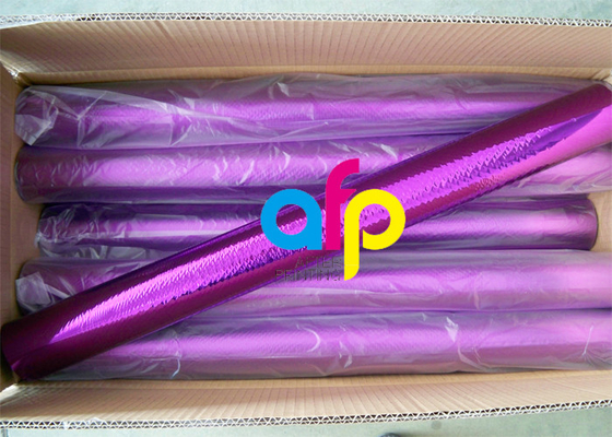 Film olografico di Bopp di colori metallici per la timbratura morbida/PVC della plastica