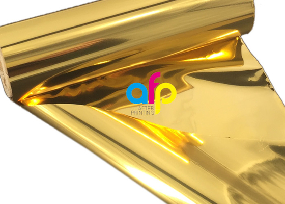 Stagnola di oro di timbratura calda di entrambi i lati, stagnola del trasferimento di calore di dimensione di 120m * di 640mm