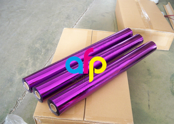 Film olografico di Bopp di colori metallici per la timbratura morbida/PVC della plastica