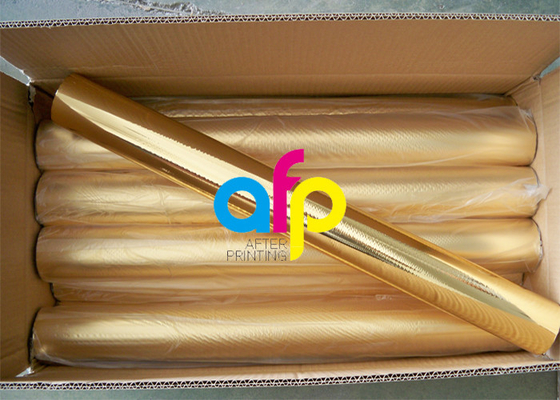 Rotolo di film olografico cartone/della carta, argento metallizzato/stagnola calda dell'oro
