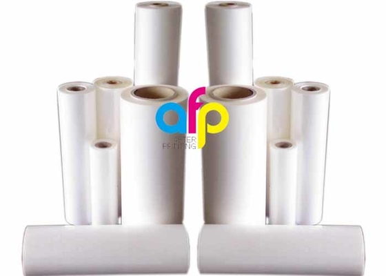 rotolo opaco della laminazione di 100m x di 1020mm, film termico della laminazione di 75 Mic Bopp