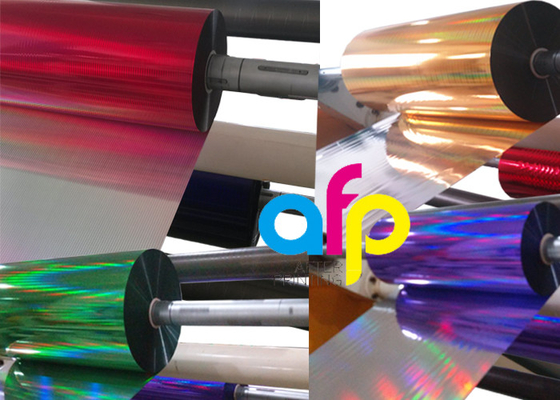 Film olografico del laser di BOPP per le macchine della laminazione larghezza di 1300mm - di 180mm
