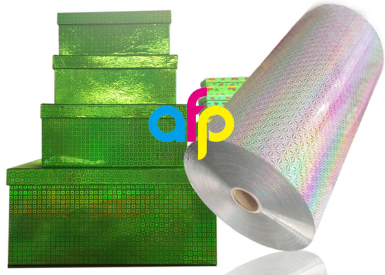 Film di rotolo termico olografico della laminazione per cartone laminato e Boexes