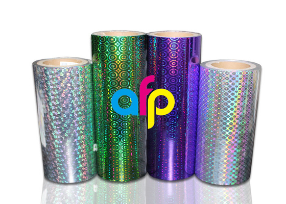 Film olografico del laser di BOPP per le macchine della laminazione larghezza di 1300mm - di 180mm