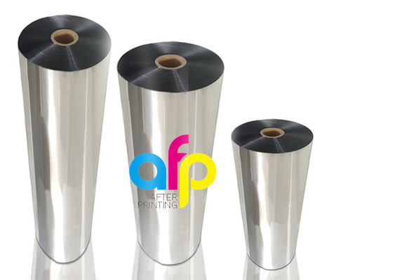 Film dorato/argento metallizzato stampabile di Bopp, rotolo di film plastico metallizzato