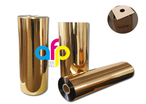 Il poliestere dell'argento dell'oro dell'animale domestico ha metallizzato il rotolo di film termico della laminazione Corona Treated