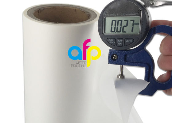 27 rotolo di film di laminazione del Mic BOPP, rotolo di film cosmetico dell'imballaggio del centro a 3 pollici