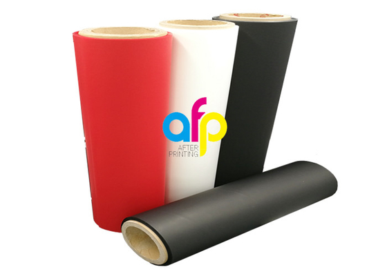 Rosso materiale amichevole opaco di tocco morbido di Eco del rotolo di film della laminazione da 35 micron