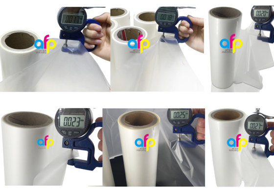 42 dine del film di laminazione opaco del doppio della corona rotolo termico di trattamento per la timbratura calda e punto UV