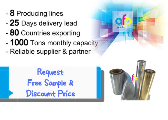 Pellicola laminante in rotoli termici opaci