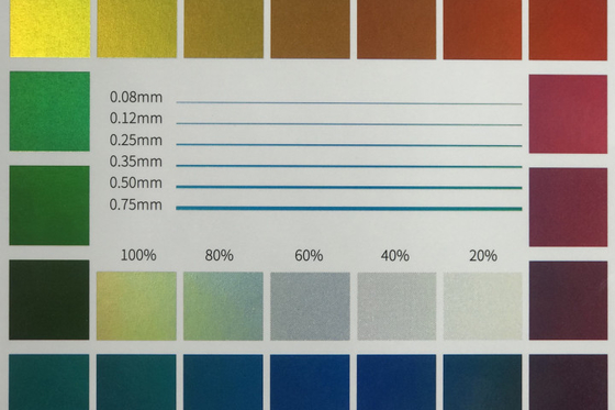 Più ampi colori della stagnola di applicazione dei materiali per le stampe commerciali